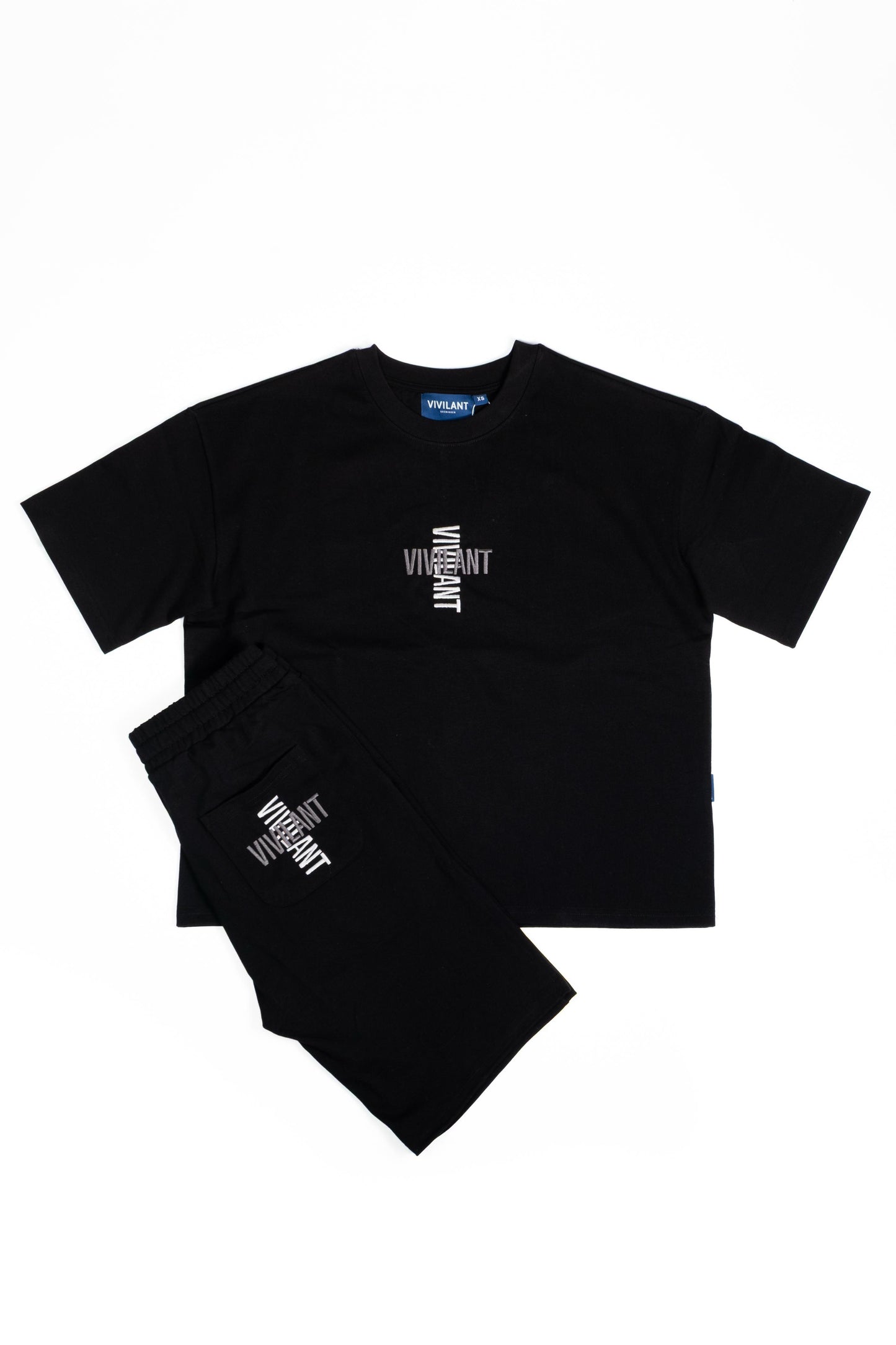 Boxy fit t-shirt black