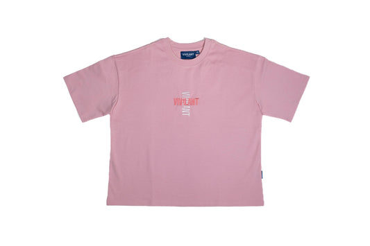 boxy fit t-shirt pink