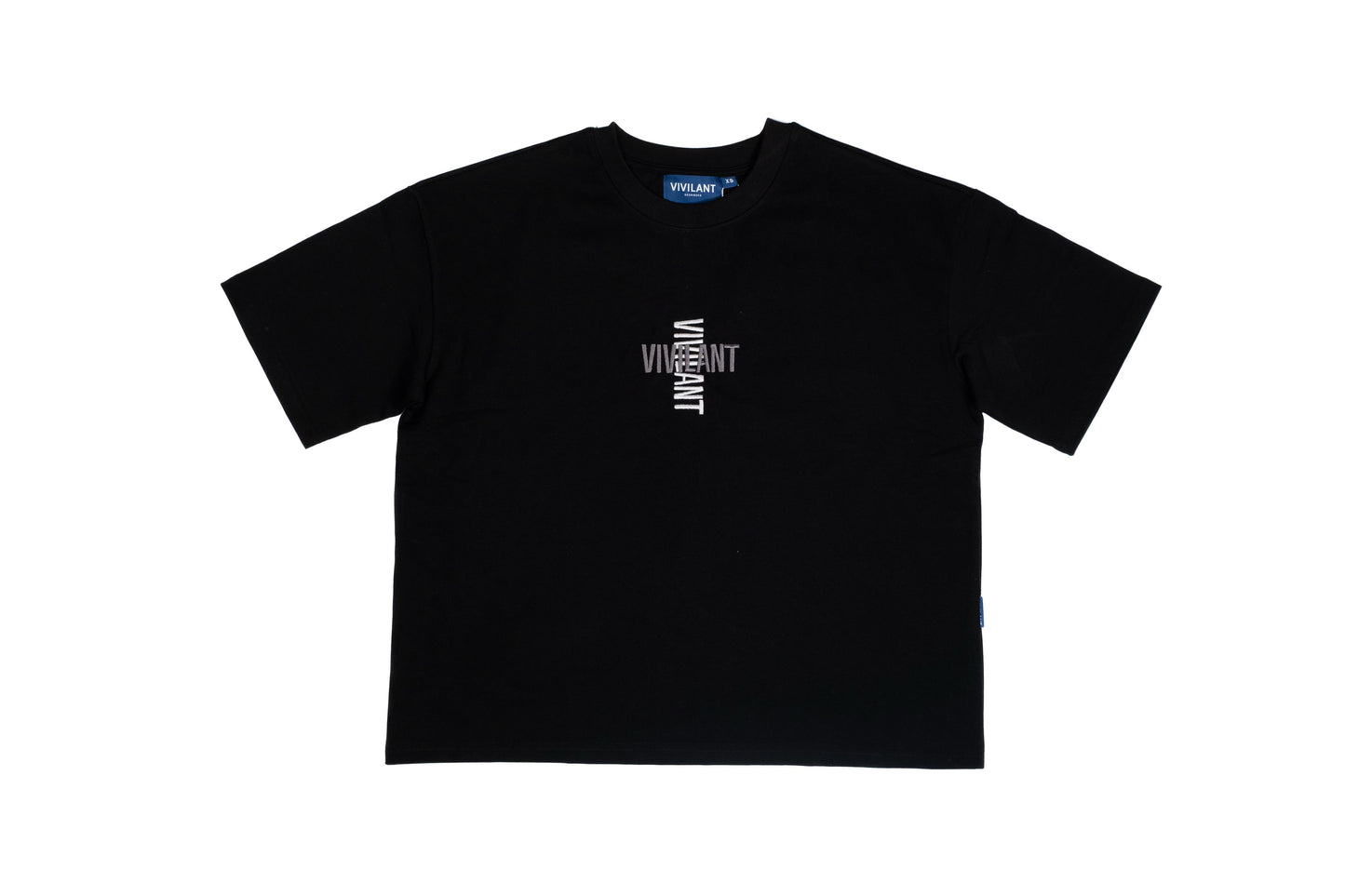 Boxy fit t-shirt black