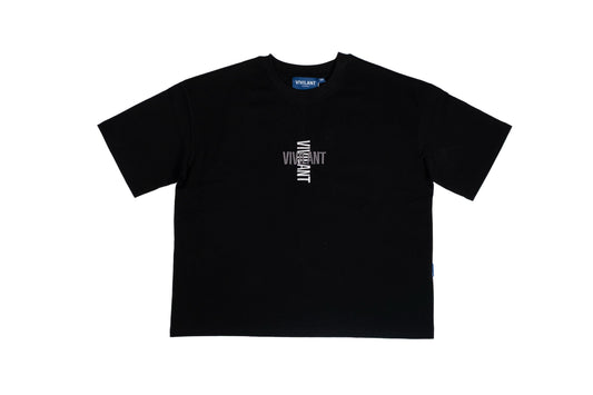 Boxy fit t-shirt black
