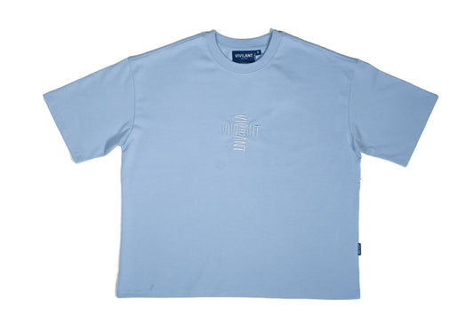 Boxy fit t-shirt blue