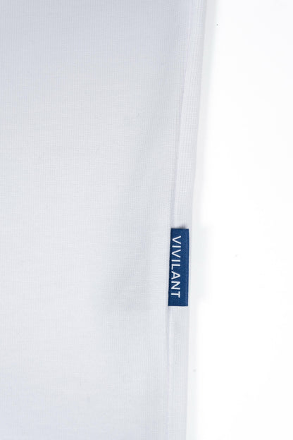 Boxy fit t-shirt white/blue