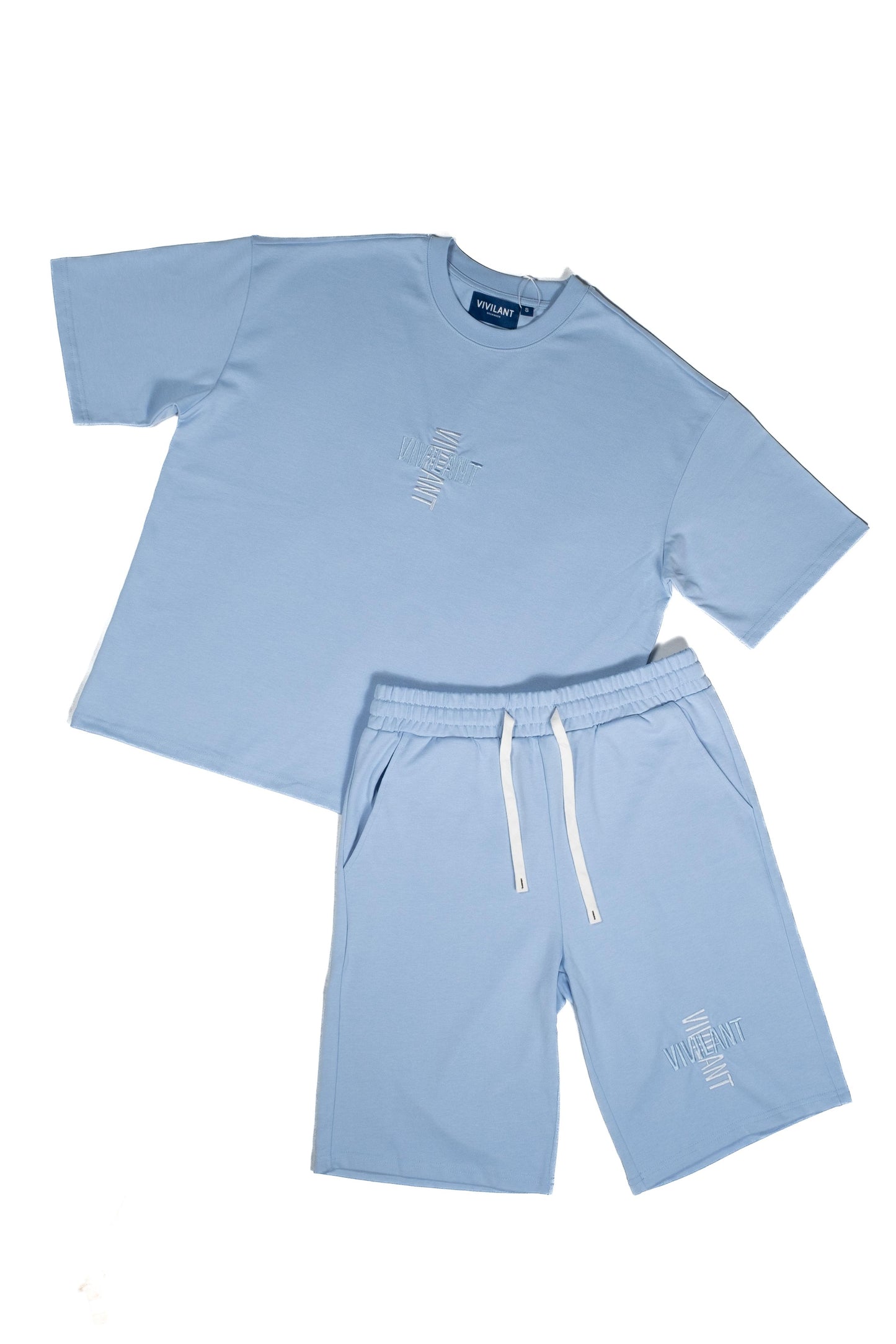 Boxy fit t-shirt blue